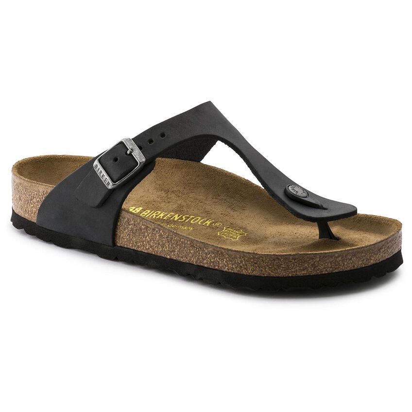 Gizeh Oiled Leather Normal - Svart