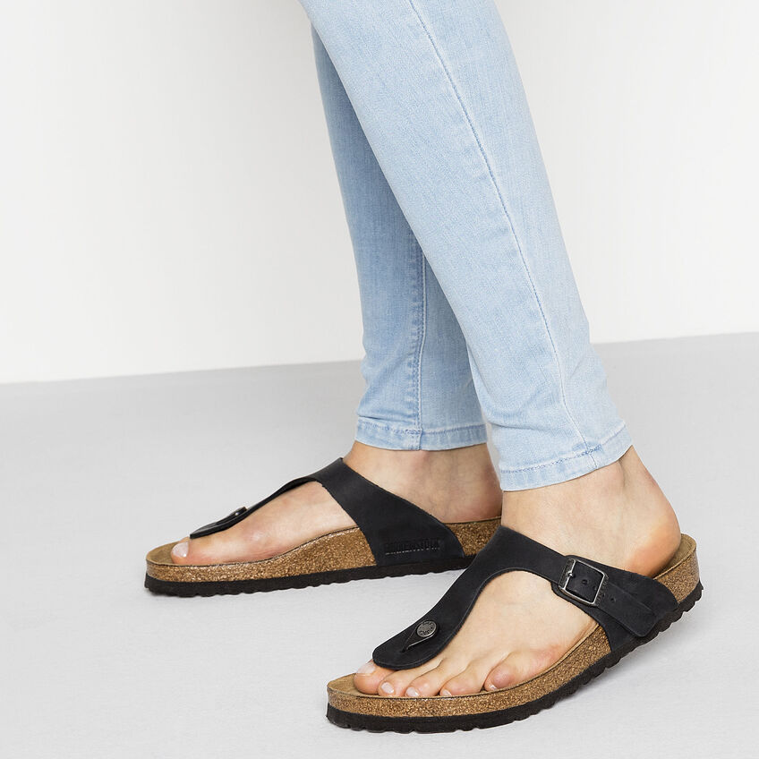 Gizeh Oiled Leather Normal - Svart