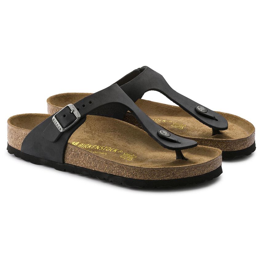 Gizeh Oiled Leather Normal - Svart
