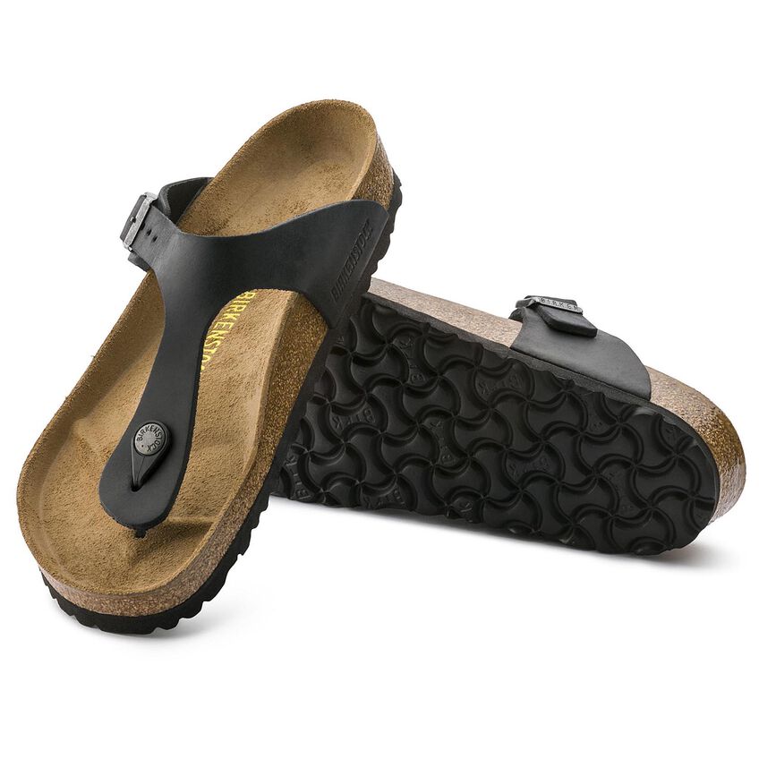 Gizeh Oiled Leather Normal - Svart