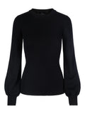 Mathilda Merino Sweater - Black - Ella & il - Gensere - VILLOID.no