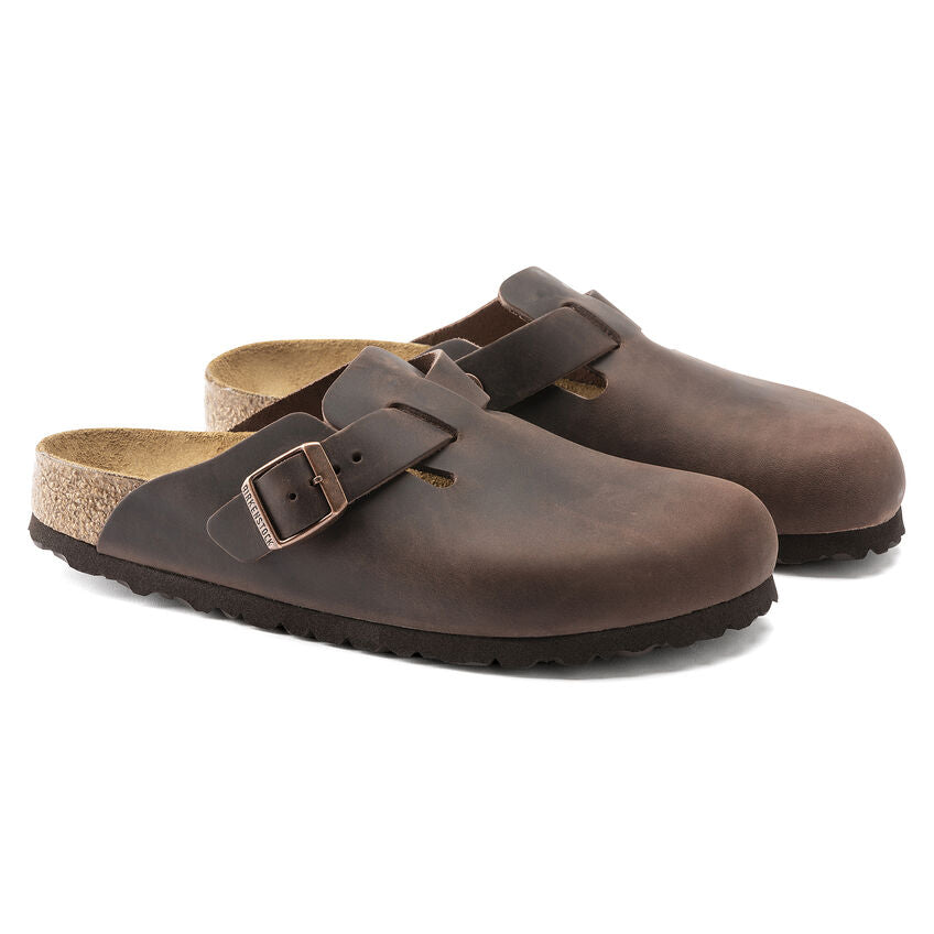 Boston Oiled Leather Narrow - Habana