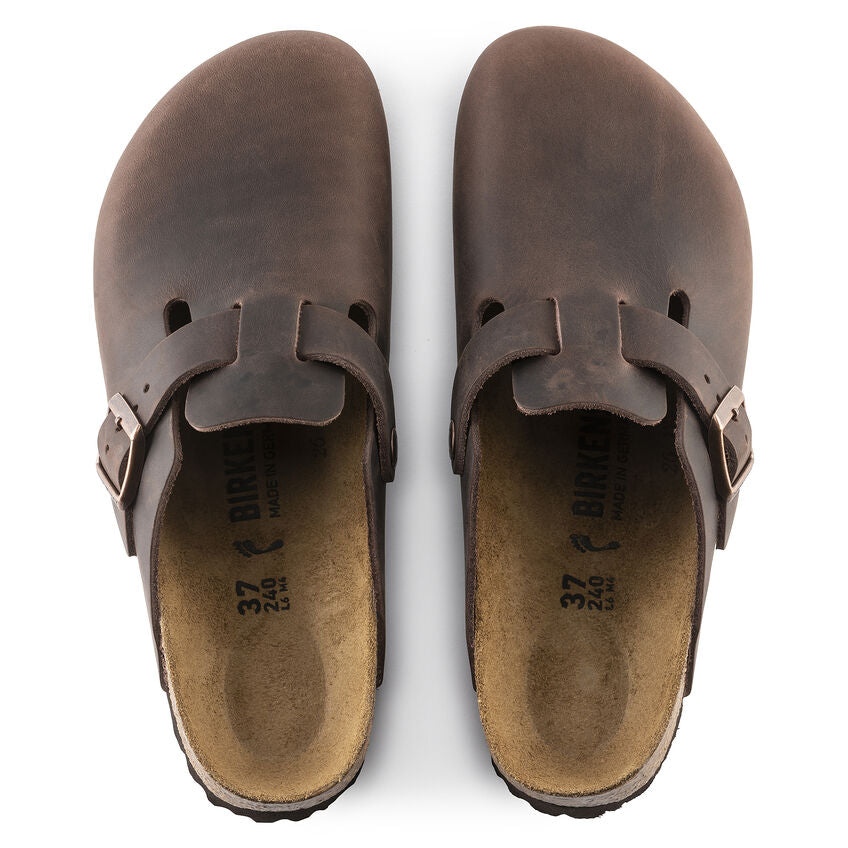 Boston Oiled Leather Narrow - Habana