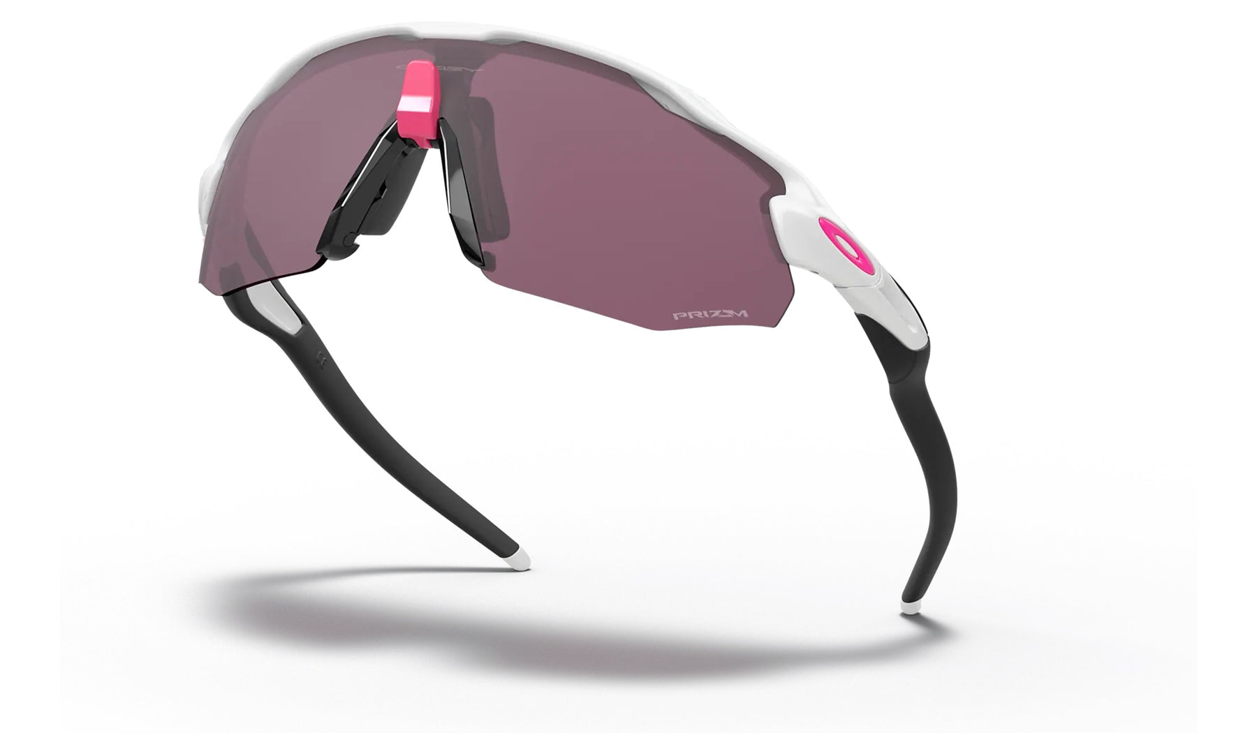 Radar EV Advancer - Polished White Prizm Road Black