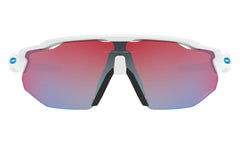 Radar EV Advancer - Polished White Prizm Snow Sapphire Iridium