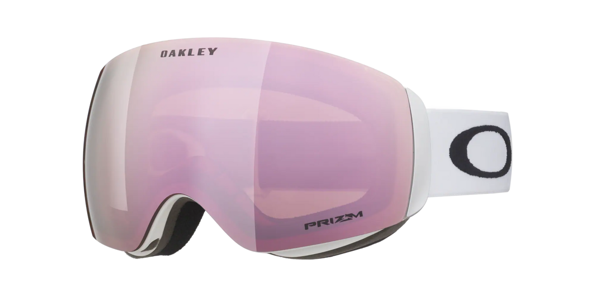 Flight Deck M Matte White - Prizm Rose Gold - Goggles