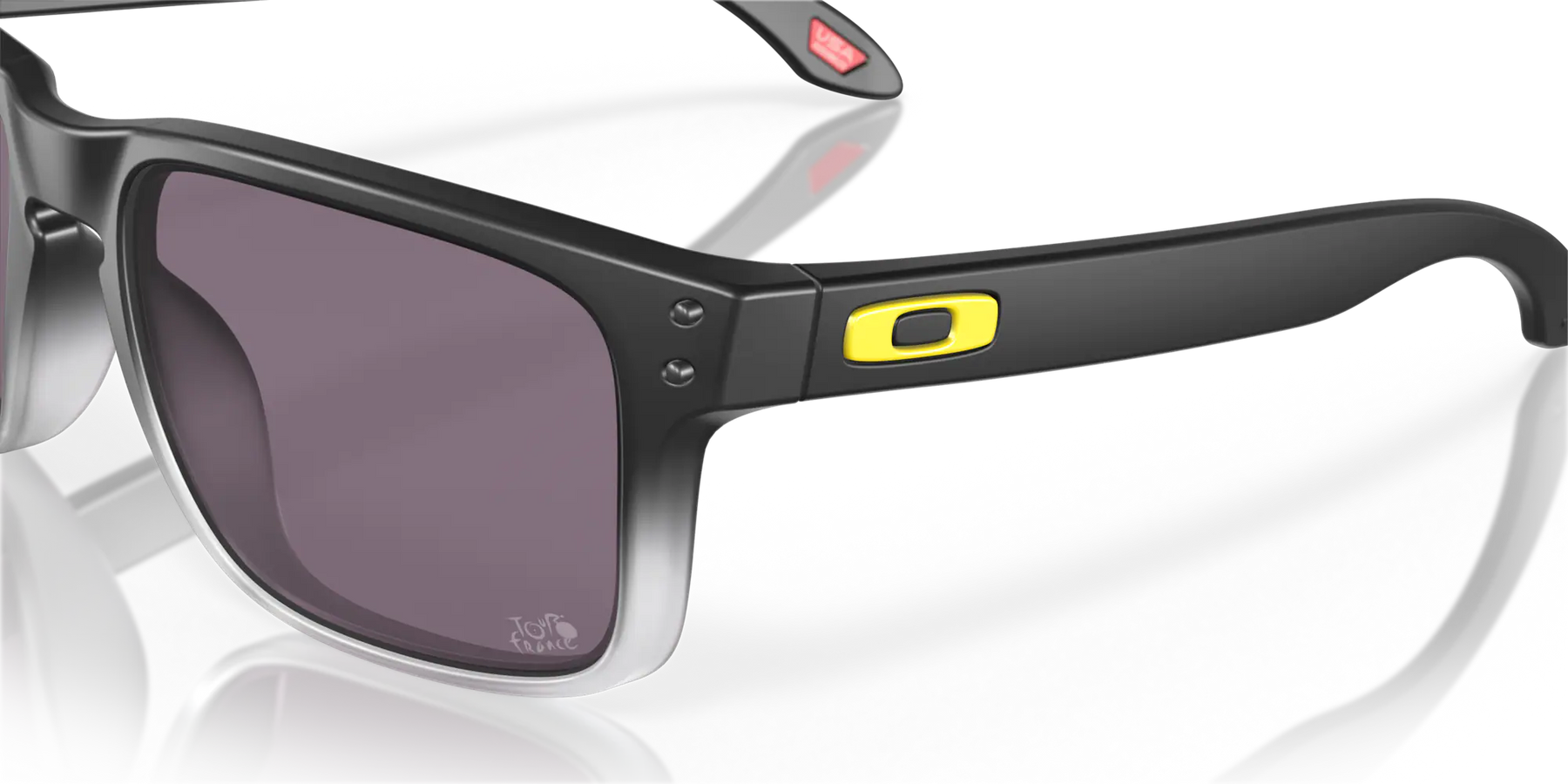 Holbrook - Tour De France Matte Black Fade - Prizm Grey