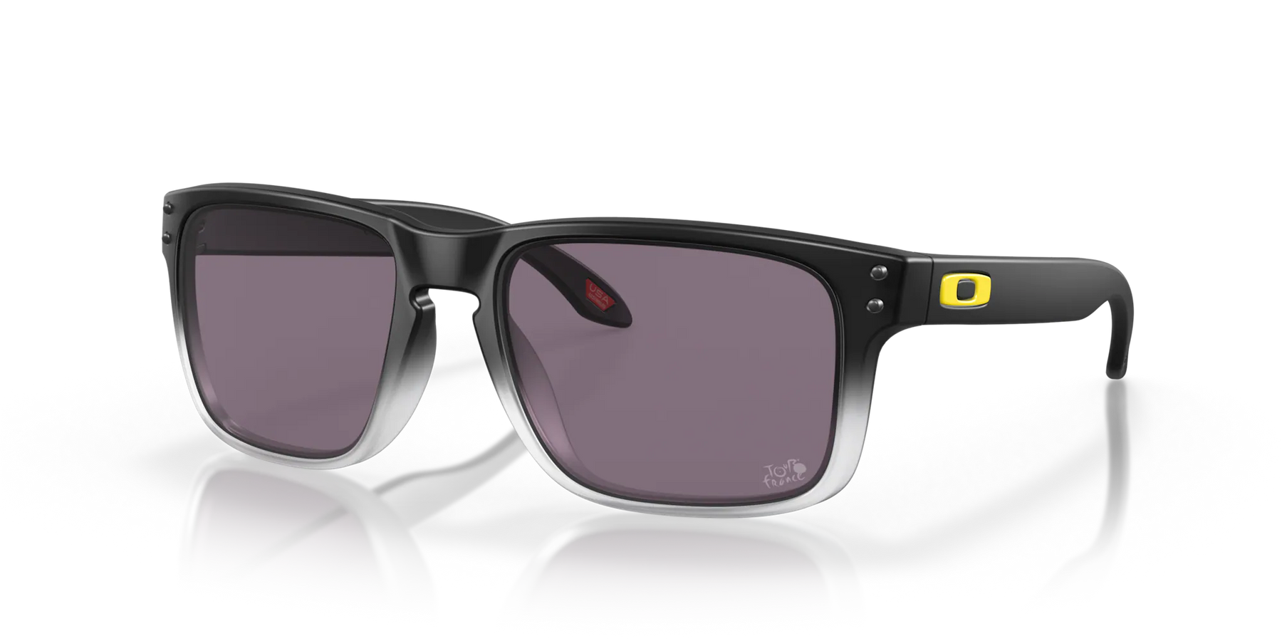 Holbrook - Tour De France Matte Black Fade - Prizm Grey