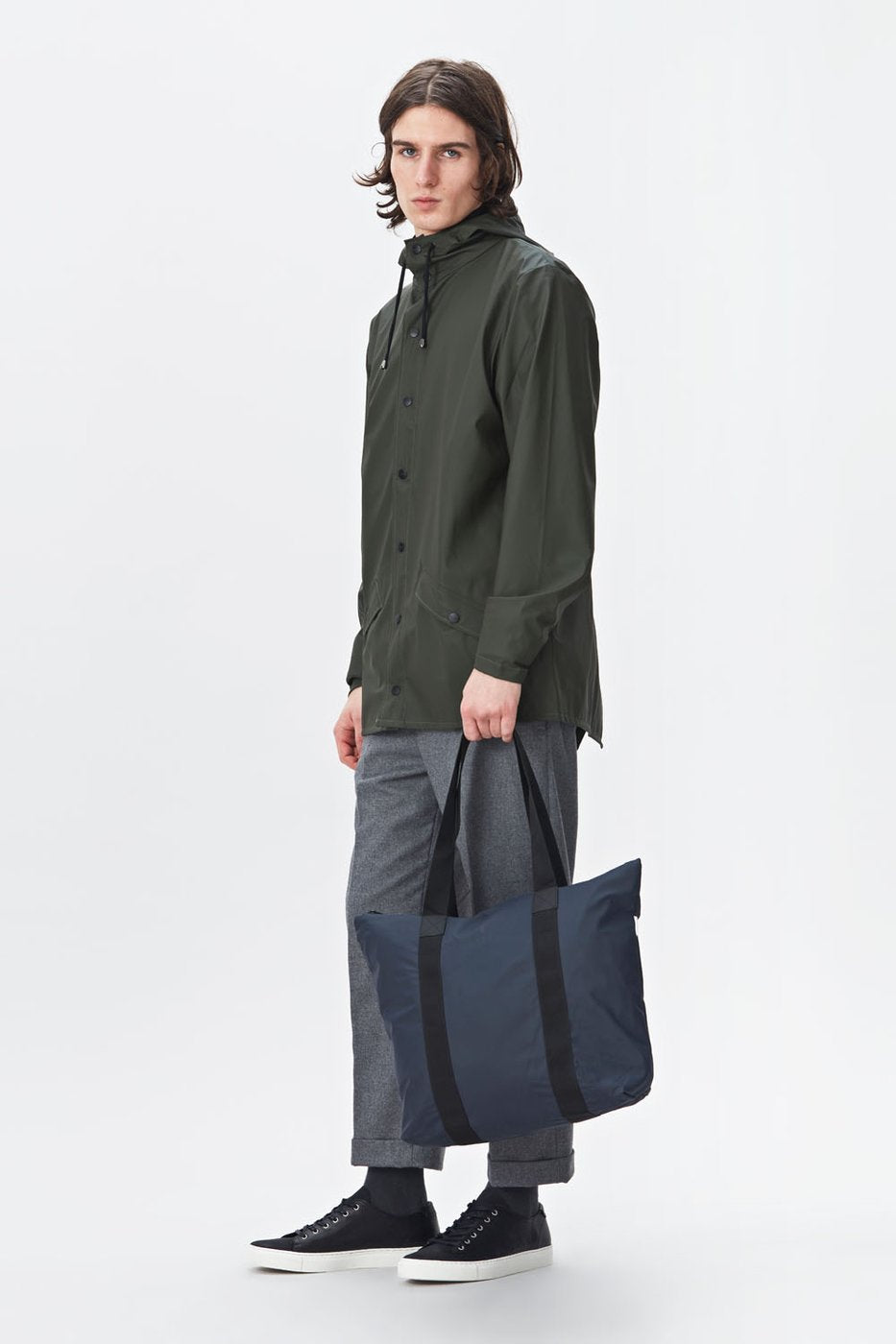 Tote Bag Rush - Blue - Rains - Tilbehør - VILLOID.no