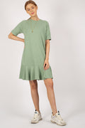 Payton Dress - Green Melange