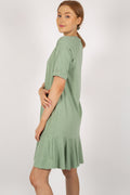 Payton Dress - Green Melange