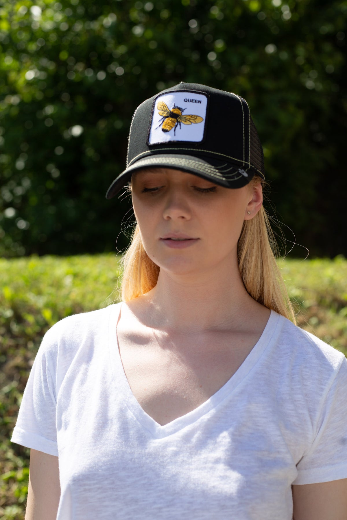 Cap Queen Bee - Black