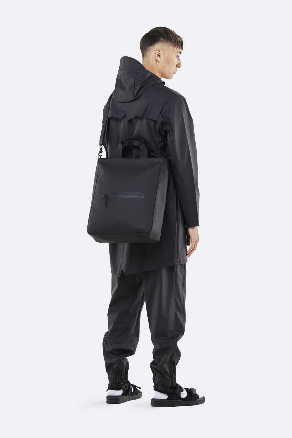 Tote Crossbody - Black - Rains - Tilbehør - VILLOID.no