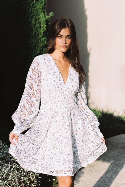 Freya Dress - Blueberry