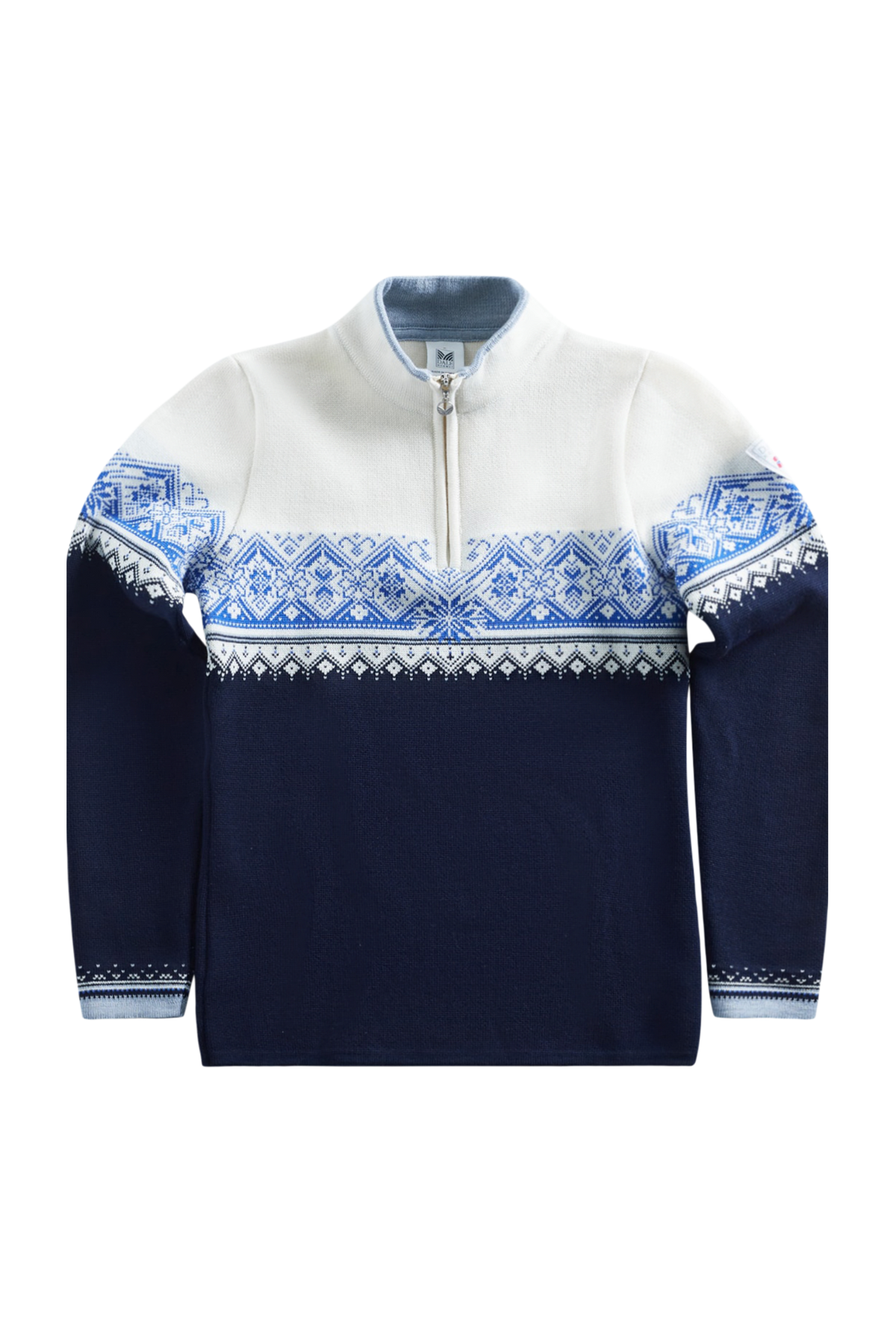 Moritz Fem Sweater - Navy White Ultramarine