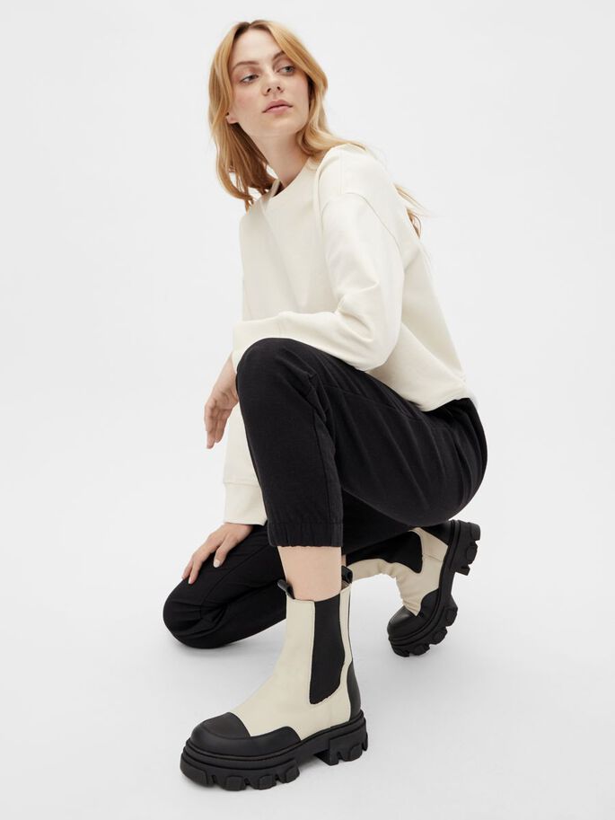 Biaginny High Chelsea Boot - Sand