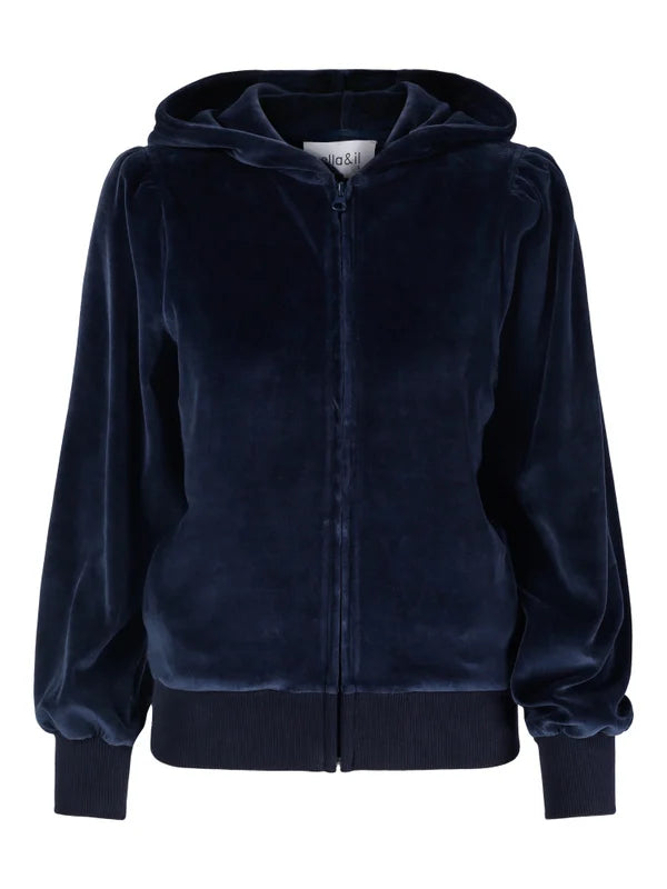 Mim Velour Jacket - Navy