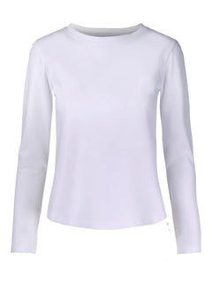 Violet Longsleeve - White