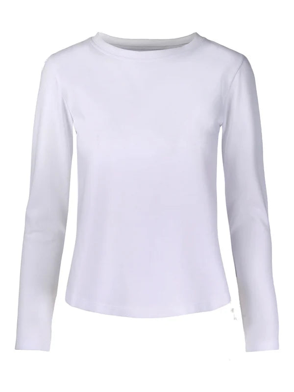 Violet Longsleeve - White