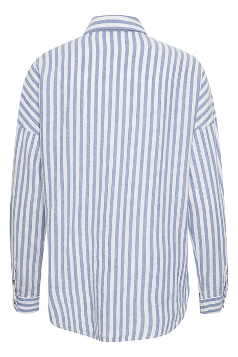 AmosIW Kiko Shirt - Blue Stripes