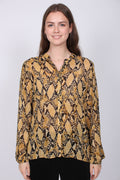 Snake Shirt - Chai Tea - Second Female - Bluser & Skjorter - VILLOID.no