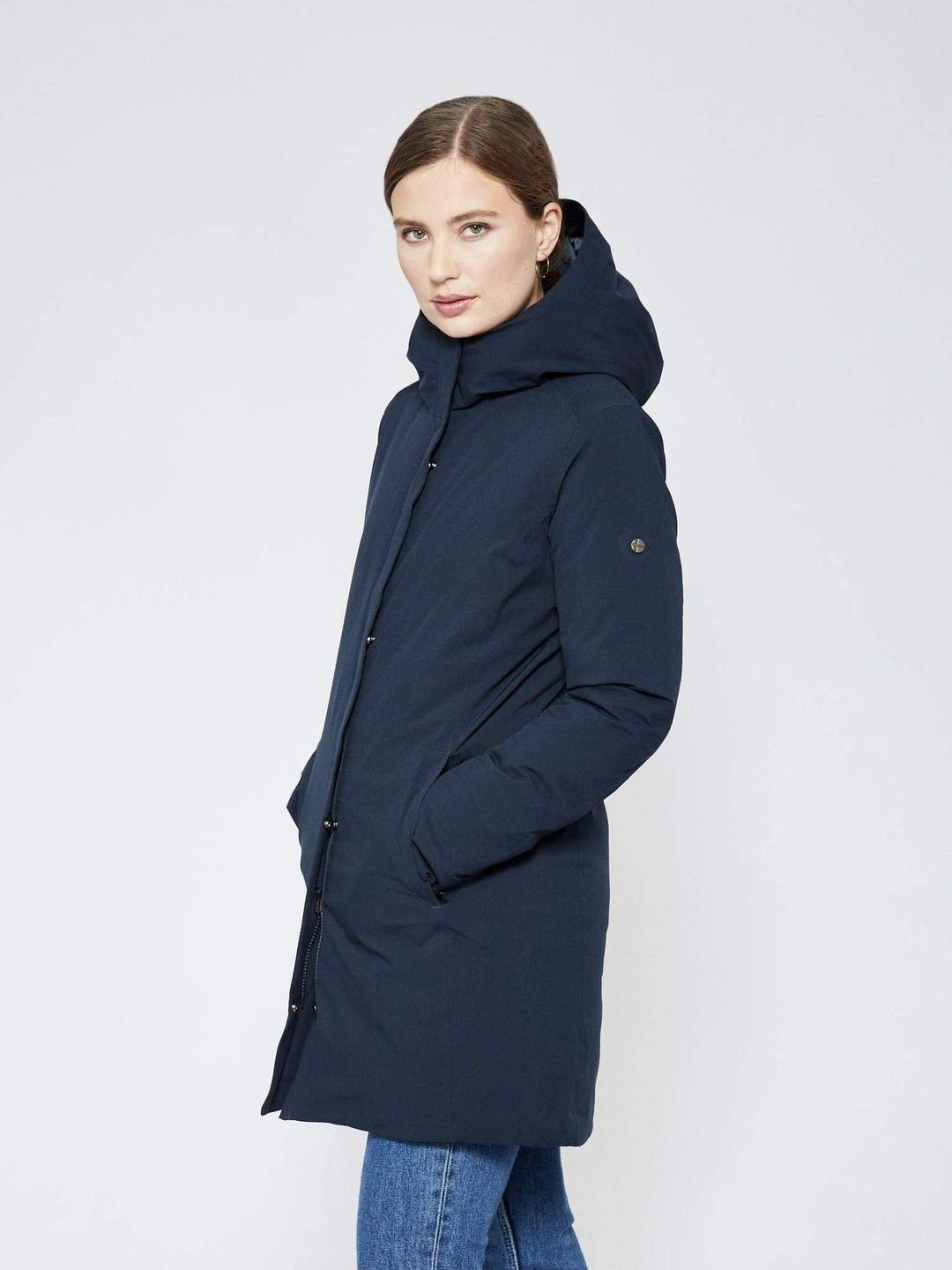 Women Coat - Navy - Scandinavian Edition - Jakker - VILLOID.no