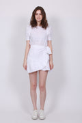 Serena Linen Dress - White - Ella & il - Kjoler - VILLOID.no
