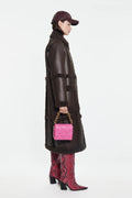 Patrice Coat - Dark Brown