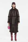 Patrice Coat - Dark Brown