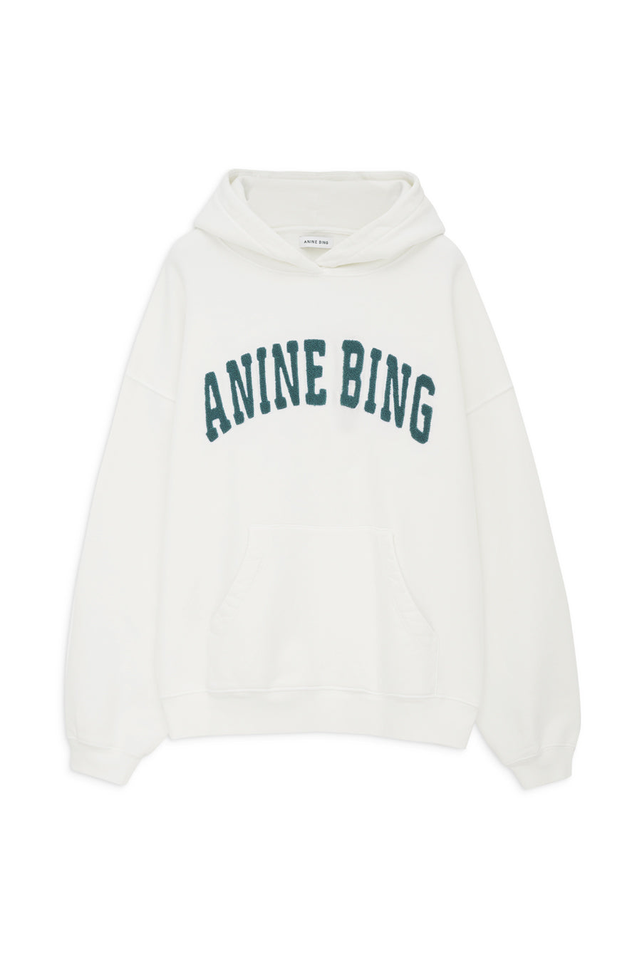 Harvey Sweatshirt - Ivory With Dark Sage