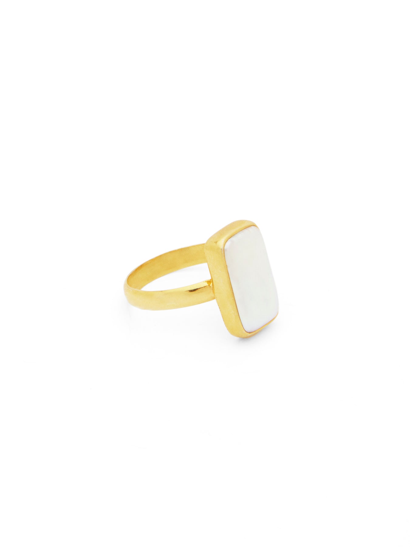 Pearly Girl Ring - Square