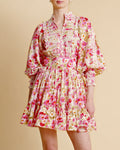 Cotton Slub Mini Dress - Daisy Garden