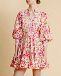 Cotton Slub Mini Dress - Daisy Garden