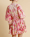 Cotton Slub Mini Dress - Daisy Garden