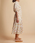 Cotton Slub Midi Dress - Delightful