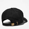 Cotton Canvas Bb Cap Self Backstrap - Black