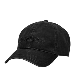 Cotton Canvas Bb Cap Self Backstrap - Black