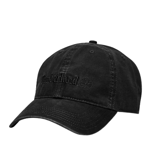 Cotton Canvas Bb Cap Self Backstrap - Black