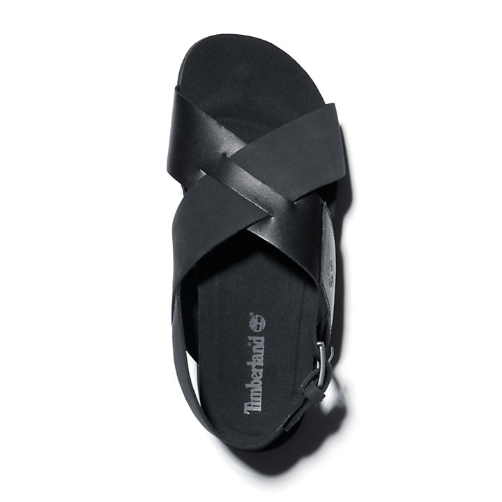 Santa Monica Sunrise Crossband - Black Nubuck