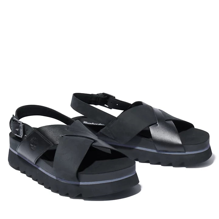 Santa Monica Sunrise Crossband - Black Nubuck