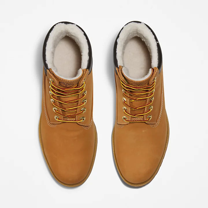 Premium Shearling 6 Inch Boot - Wheat Nubuck