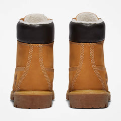 Premium Shearling 6 Inch Boot - Wheat Nubuck