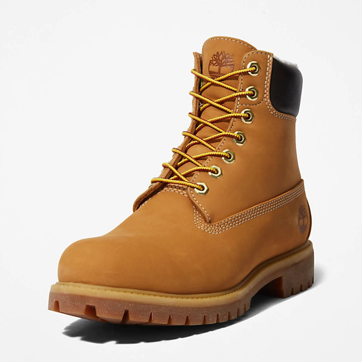 Premium Shearling 6 Inch Boot - Wheat Nubuck