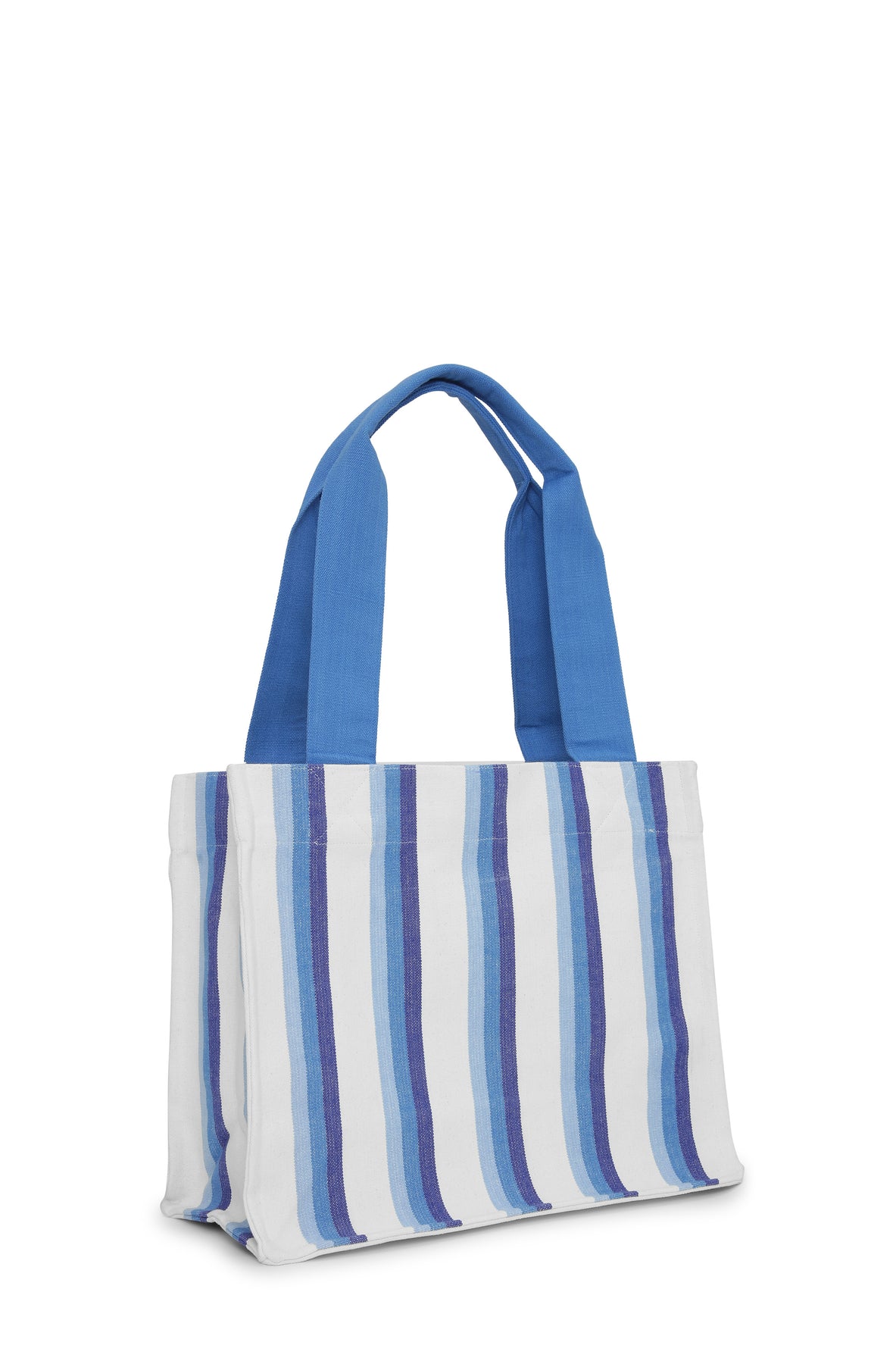 Large Easy Shopper Stripes - Dark Blue