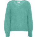 Milana Ls Mohair Knit - Seafoam Green