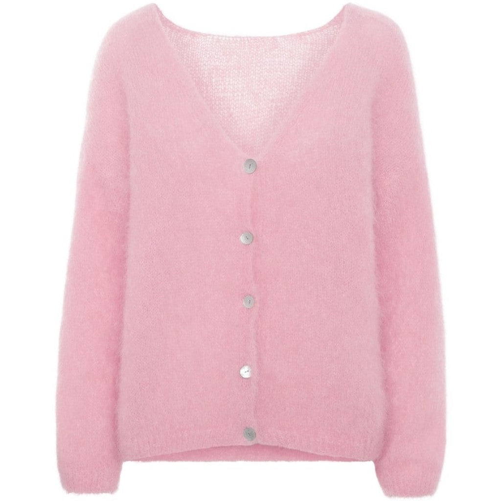Cornelia Ls Kofta - Soft Berry