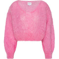 Milana Cropped Pullover - Soft Berry