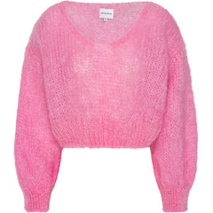 Milana Cropped Pullover - Soft Berry