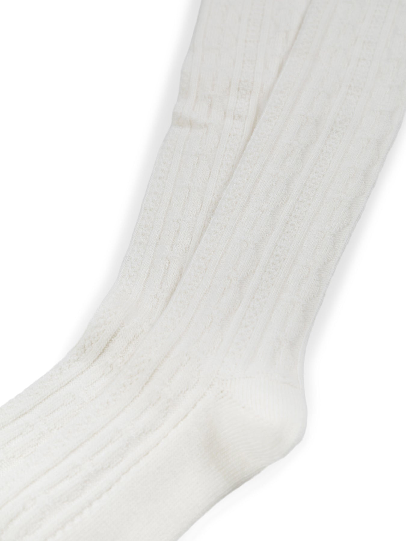 Cable Sock - Ecru