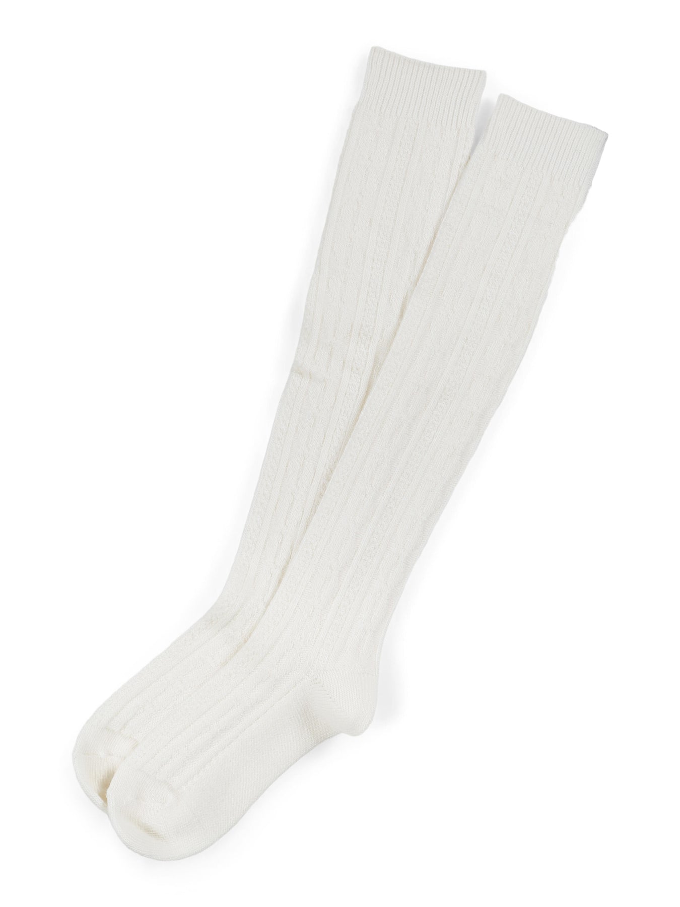 Cable Sock - Ecru